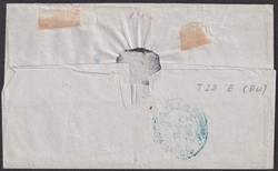 FLEURIER 1853 (10.FEB), Rayon II (16II) T.23 E-RU, Brief nach ...