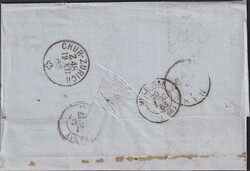 SCHWANDEN 1865 (18.DEZ), Nr.31+33 auf attraktiver Buntfrankatur nach ...