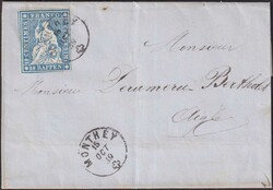 MONTHEY (VS) nach AIGLE, 23C.c (23B3) meist gut geschnitten - unten ...