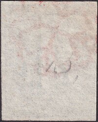 ZÜRICH 4, 1S (Type II) selten schönes Stück mit starken ...