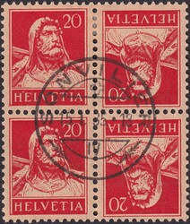 K20 (20c orangerot) von SONVILIER (Jura Bernois): 15.JAN.1935, sehr ...