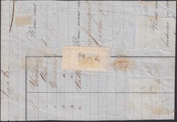 GENEVE 1852 (7.MAI) nach YVERDON, trotz "nur" vorderseitigem Brief, ...