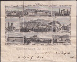 DEUTSCHLAND, St.GALLEN nach ULM (Württemberg): 25.JUNI.1853, 30Rp ...