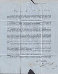 USA, SAN-FRANCISCO (Kalifornien) 30.SEPT.1856 (Absender Dlfred BOREL, ...