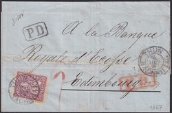 5655146: Switzerland sitting Helvetia perforated