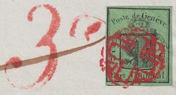 GENEVE 1849 (24.DECE, Weihnachts-Brief) an Claparède Pardriau in ...