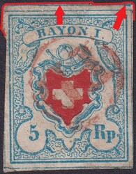 5655118: Rayon I, hellblau, ohne KE (STEIN C1) - Bogenränder / Ecken