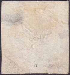 BASLER TAUBE, Nr.8a (schwarz/lebhaftblau/karmin) mit rotem ...