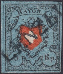 Type 25, 15II.2.09a (Einfassungslinie rechts unterbrochen) optisch ...