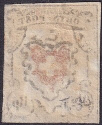 Type 34, 13II (Orts-Post ohne KE-Einfassung) * ungebraucht mit Gummi, ...