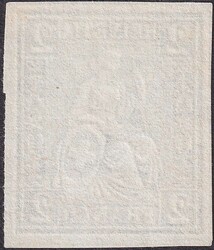 2c hellgraublau, 28.6.3 (Probedruck, geschnitten) fehlerfreie Marke ...