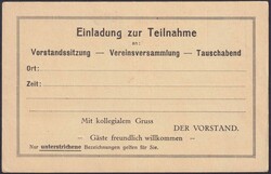 Zürich 4 auf Karte "Philatelisten-Verein Thalwil & Umgebung" um 1900 ...
