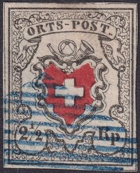 Type 9, 13I (Orts-Post) ersklassige Ganzfälschung unbekannter ...