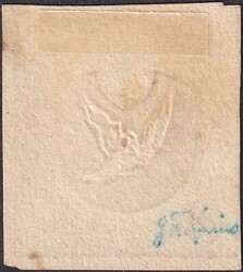 BASLER TAUBE, Nr.8 (schwarz/blau/karmin) seltenes, weissrandiges ...