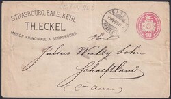 Strasbourg (F), BÂLE, Kehl (TH.Eckel) Missons-Agent von Strasbourg, ...