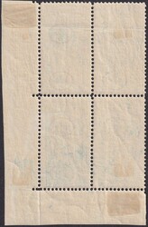 25c blau (Type I), 79A meist ** postfrischer Viererblock mit ...