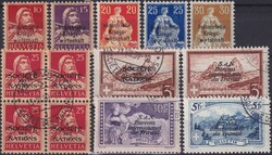 1918-1965, Sammlung Dienst & Ämter-Marken in Album. Starker Bestand ...