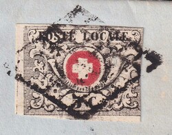 GENEVE 31.MARS 1851 (8.30 Uhr), Nr.10 (Waadt 5) zweimal auf ...