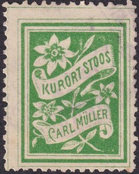 1888, Nr.45 (Stoos, Postamt Brunnen) grüne Marke; gute, ...