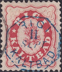 1864, Nr.26 (gezähnt) RIGI KALTBAD: 11.SEPT, erstklassige Marke mit ...