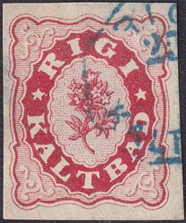 1865, Nr.27 (geschnitten) RIGI KALTBAD: Marke mit gutem "Rand", mit ...