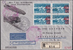 1936, ZEPPELIN-Brief (seltener illustriertes Kuvert mit Zeppelin ob ...