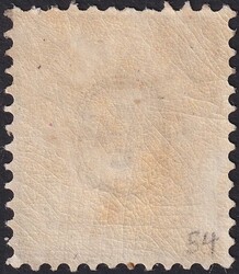5c hellbraunlila, Nr.54 ungebraucht, rückseitig vollständiger Gummi ...