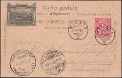 BERN: MÜRREN Nr.IX (Farbe: schwarzgrün): Hotelpostmarke als ...