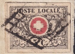 GENEVE 1851 (9.JUIN) auf Orts-Brief an "HOTEL de VILLE" in Genf. ...