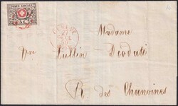 GENEVE 1850 (27.DECE) auf Orts-Damenbrief (Yve. Lullin Diodati), ...
