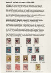 1850-1854, Ausstellungs-Sammlung der Rayon-Marken: 13II bis Nr.20, ...