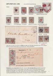 1850-1854, Ausstellungs-Sammlung der Rayon-Marken: 13II bis Nr.20, ...