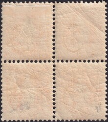 20c orange, 66A im Viererblock (drei Marken ** postfrisch, obere ...