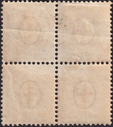 30c hellbraun, 68E im Viererblock, Original-Gummierung rückseitig, ...