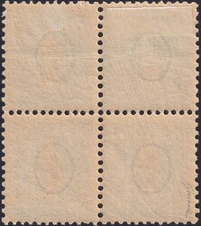 50c tiefblau, 70D.d im ungestempelten Viererblock (mit drei** ...