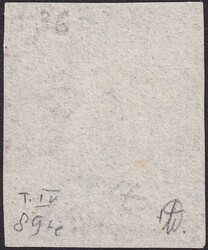 ZÜRICH 6, Nr.2F (ohne roten Unterdruck) Type IV (89. Marke des ...