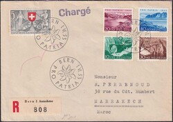 1953, B61-B65 nach Markokko (Marrakech, Ostafrika), ab BERN: 1.JUNI ...