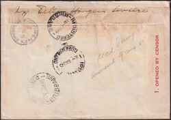 1945, B26-B29 auf Ersttagsbrief nach AUSTRALIEN (IPSWICH), versandt ...