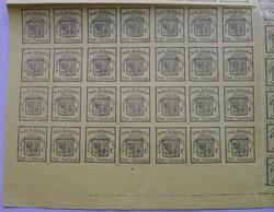 Doppelgenf (Nr.3) und grosser Adler (Nr.6) im kompletten BOGEN zu 101 ...