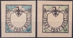 BASLER TAUBEN, "Proben" (Ganzfälschungen) von Francois Fournier (aus ...