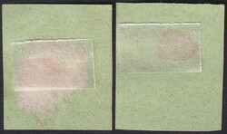 Doppelgenf, Nr.4L+4R mit FACSIMILE-Aufdruck, frische Ganzfälschungen ...