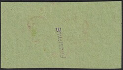 Doppelgenf, Nr.3 mit "roter Genfer Rosette", Fälschungs-Type von ...