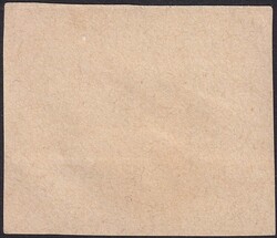 Doppelgenf, Nr.3 mit deformierter "roter Rosette" abgestempelt auf ...