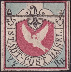 BASLER TAUBE, Nr.8 (Vertreiber Fournier (angeblich), S.6 abgebildet R ...