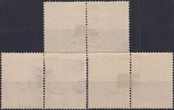 1912, Nr.1x-3x mit Ersttags-Zentrums-Stempeln in Paar-Einheiten, ...