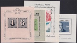 1938-1965, 9 Blocks meist postfrisch **, gute Qualität, www alle ...