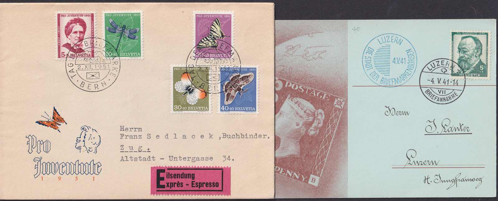 1918-1975, 150 Belege & Karten: TAG der BRIEFMARKE. Interessanter ...