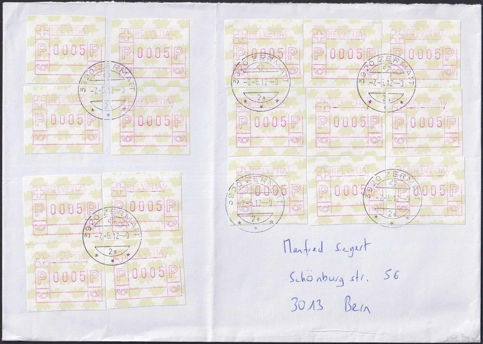 Automatenmarken, 329 Briefe mit vielen einzigartige Kombinationen, ...