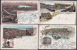 190260: Switzerland, Canton Zurich - Picture postcards
