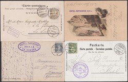 7999: Schweiz Hotelpostmarken - Briefe Posten